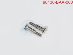 Product image: Sym - 90136-BAA-000 - HANDLE LEVER PIVOT BOLT 