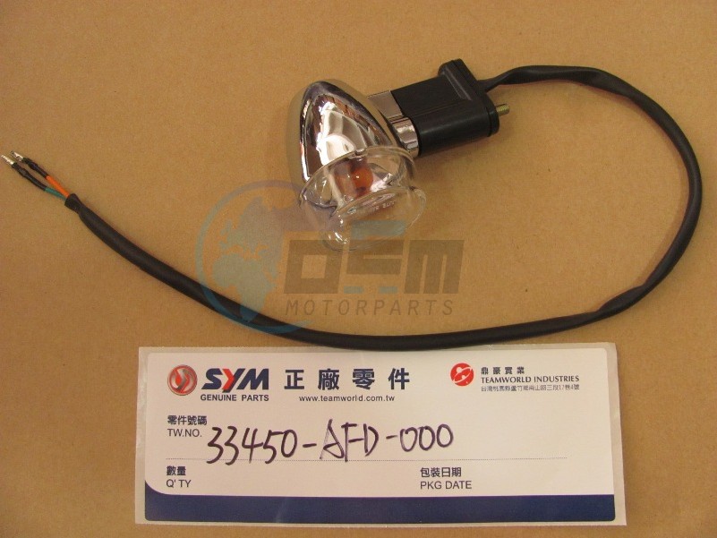 Product image: Sym - 33450-AFD-000 - L.FR.WINKER ASSY  0