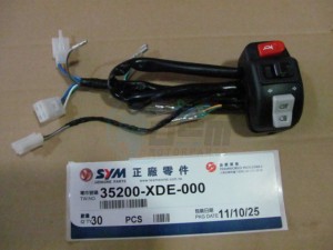 Product image: Sym - 35200-XDE-000 - L.HANDLE SW.UNIT 