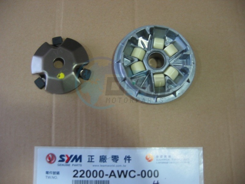 Product image: Sym - 22000-AMA-000 - MOVABLE DRIVE FACE ASSY.  0