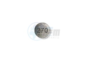 Product image: Sym - 14732-TL1-000-270 - TAPPET SHIM (T: 2.70 MM) 