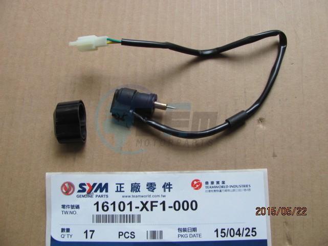 Product image: Sym - 16101-XF1-000 - CARB.AUTO BY-ST ASSY  0