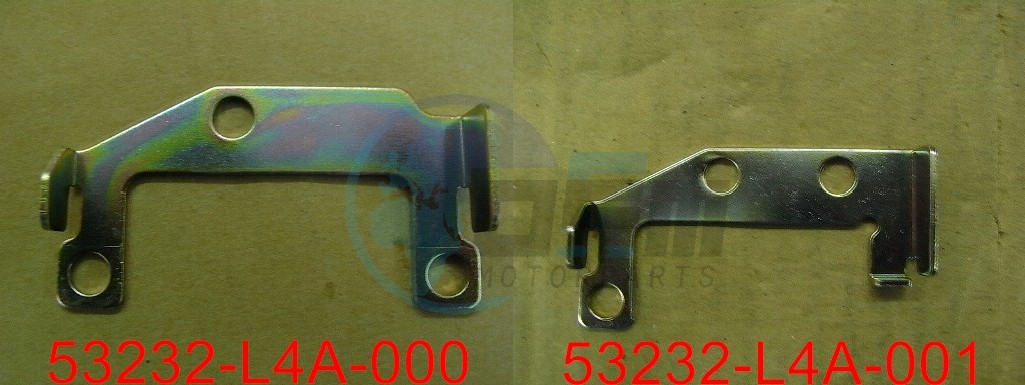 Product image: Sym - 53232-L4A-001 - L.COIN BOX LID HINGE STAY  0