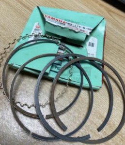 Product image: Yamaha - 583116100200 - PISTON RING SET 