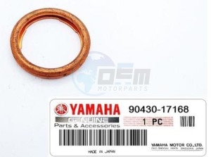 Product image: Yamaha - 904301716800 - GASKET  