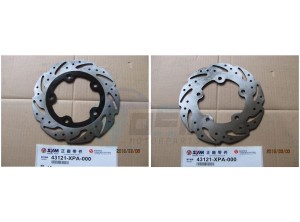 Product image: Sym - 43121-XPA-000 - RR. BRAKE DISK 