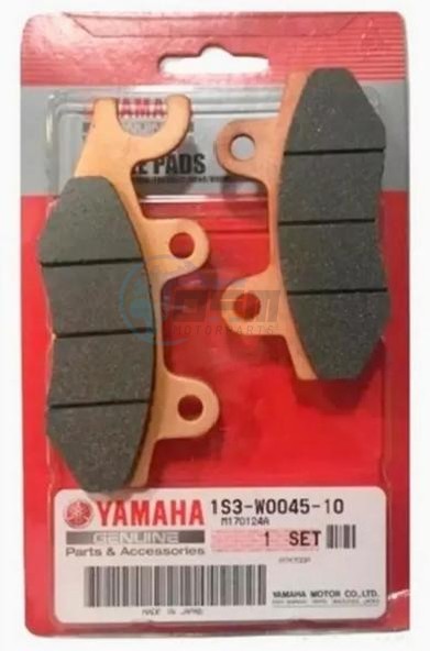 Product image: Yamaha - 1S3W00451000 - BRAKE PAD KIT  0