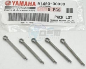 Product image: Yamaha - 914903003000 - PIN, COTTER 