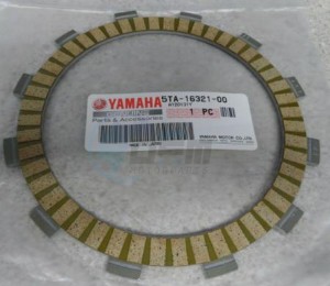 Product image: Yamaha - 5TA163210000 - PLATE FRICTION 