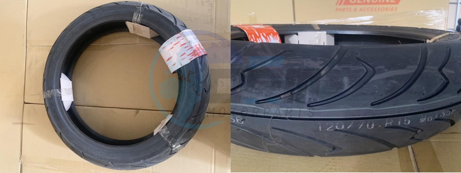 Product image: Sym - 44710-L4A-001 - FR. TIRE ASSY (120/70-R15)  0