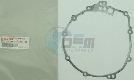 Product image: Yamaha - 5SL154610100 - GASKET, CRANKCASE COVER 2  0