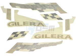 Product image: Gilera - 673526 - \""""""RUNNER"""" special series 2011 spoiler and vehicle label kit\"" 