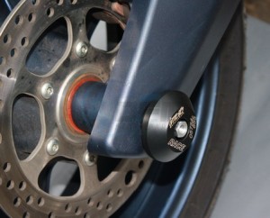 Product image: GSG-Mototechnik - 45-42-60-406 - Crash protector Rear wheel  Buell  1125 R 08- 