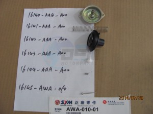 Product image: Sym - AWA-010-01 - CARB. NEEDLE FIXING SET. 