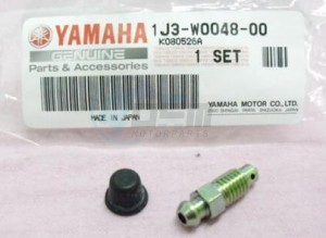 Product image: Yamaha - 1J3W00480000 - BLEED SCREW KIT 