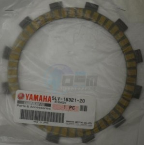 Product image: Yamaha - 5LV163212000 - PLATE FRICTION  