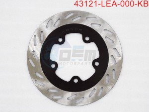 Product image: Sym - 43121-LEA-000-KB - RR. BRAKE DISK(BK-001C) 