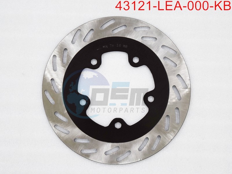 Product image: Sym - 43121-LEA-000-KB - RR. BRAKE DISK(BK-001C)  0