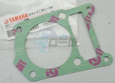 Product image: Yamaha - 5HHE13510000 - GASKET CYLINDER  0