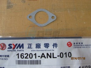 Product image: Sym - 16201-ANL-010 - CARB.INSULATOR GASKET 