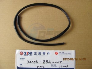 Product image: Sym - 32108-BBA-000 - TANK MODING RUBBER 740 