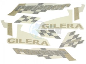 Product image: Gilera - 67510200A1 - RUNNER S.SPEC.2012 LABEL KIT 