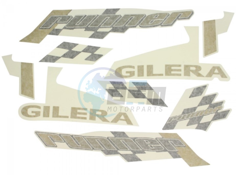 Product image: Gilera - 67510200A1 - RUNNER S.SPEC.2012 LABEL KIT  0