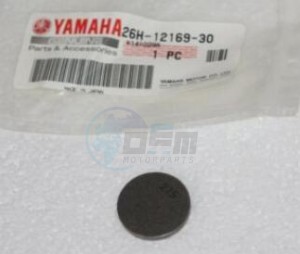 Product image: Yamaha - 26H121693000 - PAD, ADJUSTING 