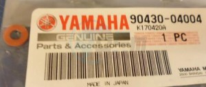 Product image: Yamaha - 904300400400 - GASKET 137131870000 