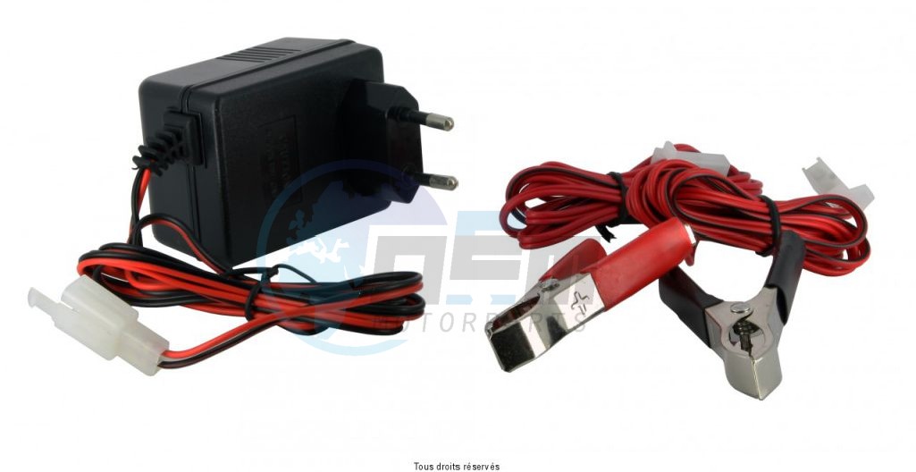 Product image: Kyoto - ACCUB01 - Battery Charger Moto & Scoot 12v 400Ma With Connectors and clamps  0