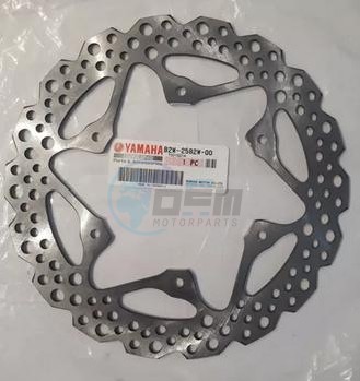 Product image: Yamaha - B2W2582W0000 - DISK, REAR BRAKE 2  0