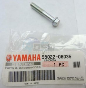 Product image: Yamaha - 950220603500 - BOLT, FLANGE 