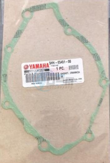 Product image: Yamaha - 5HHE54510000 - GASKET CRANKCASE COVER 1  0