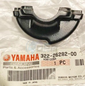 Product image: Yamaha - 322262820000 - CAP, GRIP UNDER 