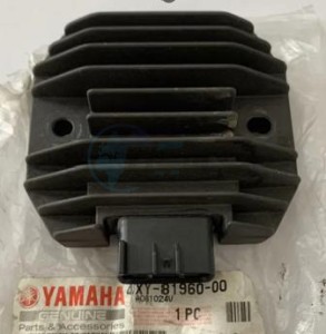 Product image: Yamaha - 4XY819600000 - RECTIFIER & REGULATOR ASSY 