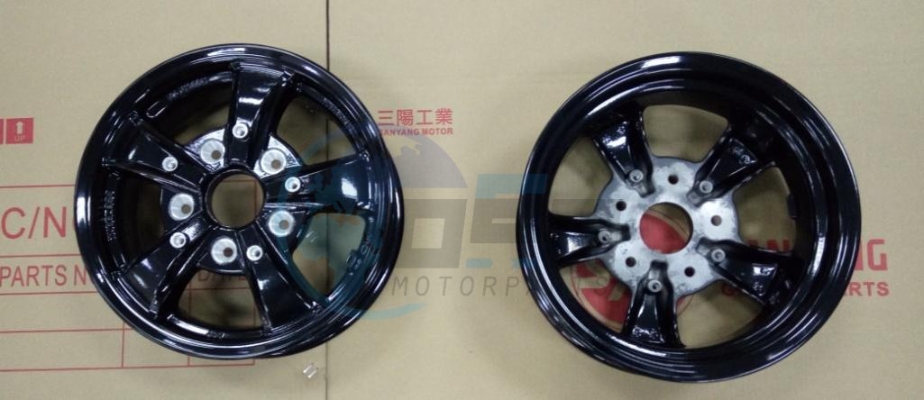 Product image: Sym - 42601-XVA-000-K - RR. CAST. WHEEL  0