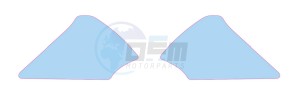 Product image: Suzuki - 990D0-23K02-PAD - FUEL TANK PROT.FOIL TRANSP. 