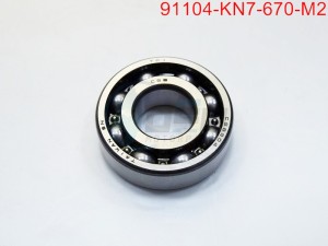 Product image: Sym - 91104-KN7-670-M2 - RADIAL BALL BRG CSB204JR2 