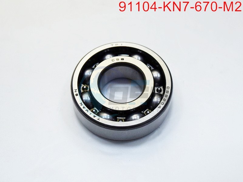 Product image: Sym - 91104-KN7-670-M2 - RADIAL BALL BRG CSB204JR2  0