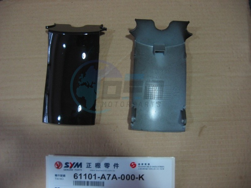 Product image: Sym - 61101-A7A-000-BS - FR. FENDER B  BU-3005S  0