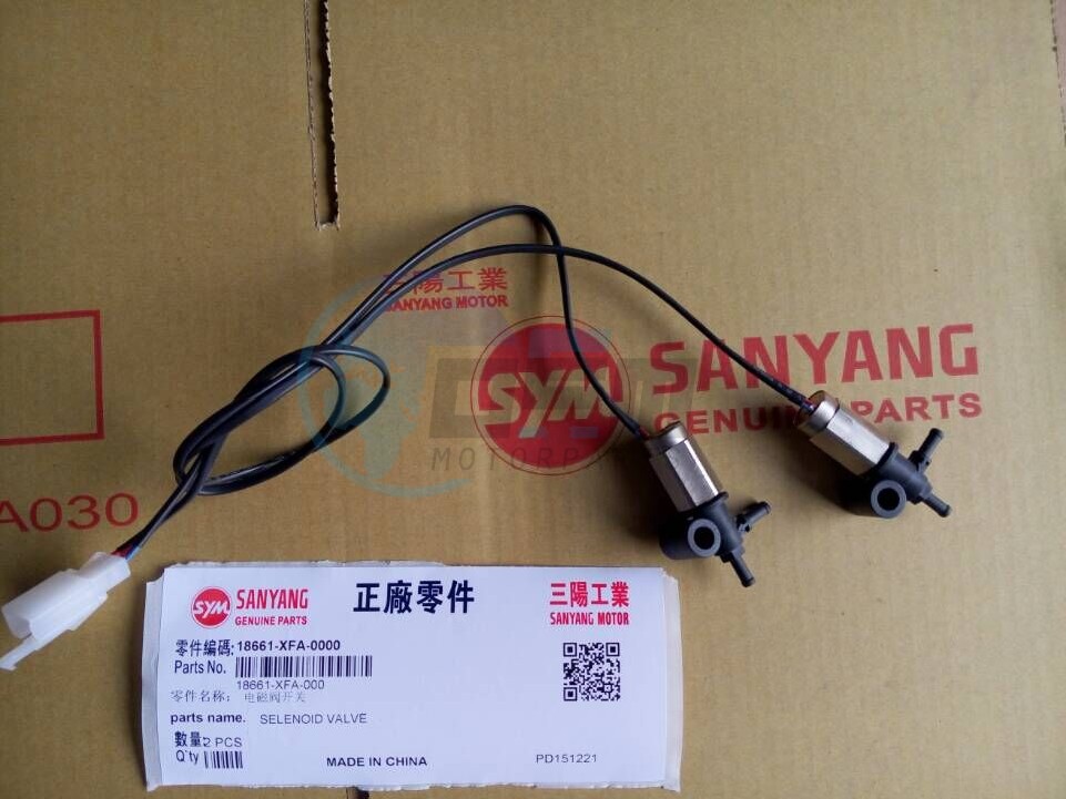 Product image: Sym - 18661-XFA-000 - SOLENOID VALVE IDLE-2  0