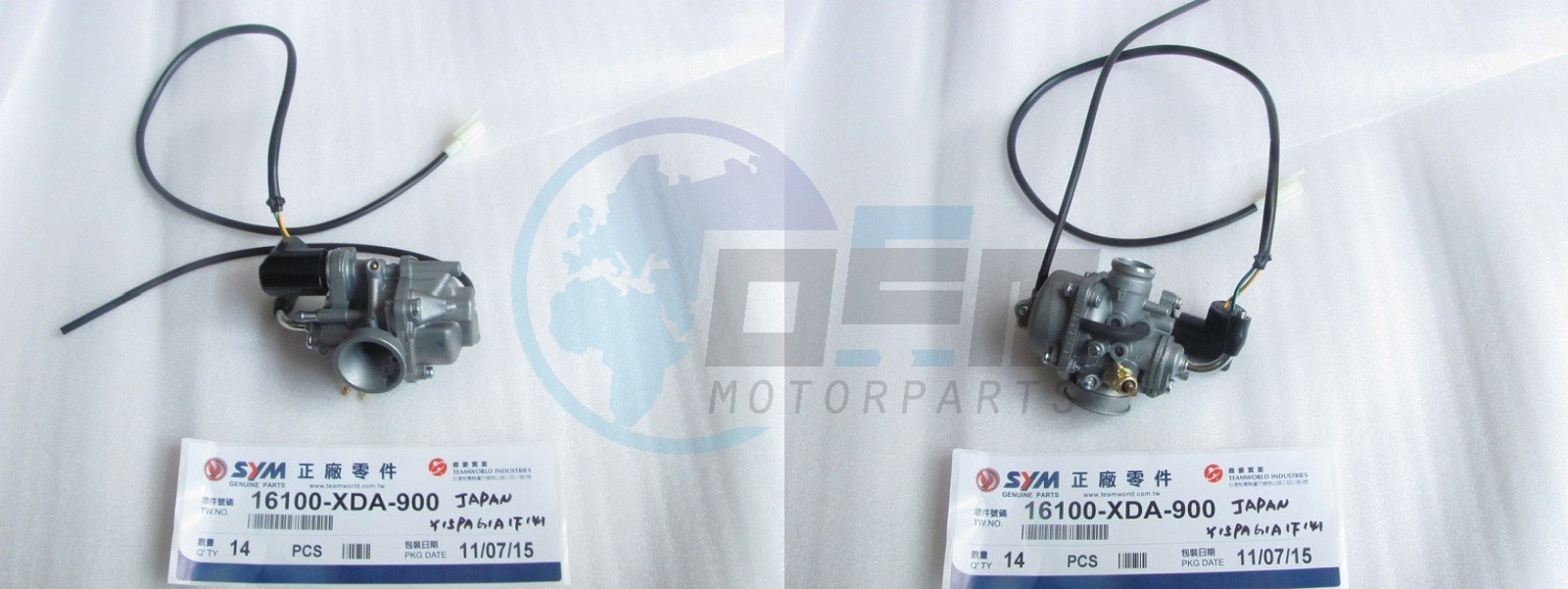 Product image: Sym - 16100-XDA-900 - CARBURETOR JET4 (45KM/H)  0