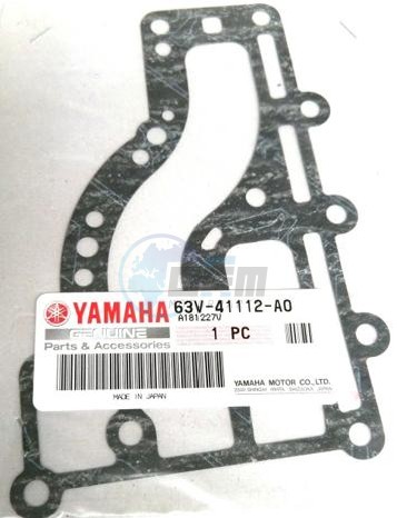 Product image: Yamaha - 63V41112A000 - GASKET, EXHAUST INNER COVER  0