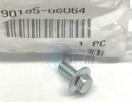 Product image: Yamaha - 901050606400 - BOLT, FLANGE  0