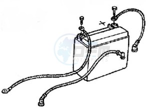 Product image: Cagiva - 800077623 - BATTERY 