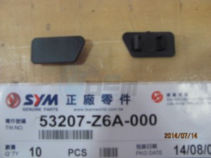 Product image: Sym - 53207-Z6A-000 - LIGHT SW. CAP 