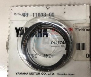 Product image: Yamaha - 4RF116030000 - PISTON RING SET (41 MM STD) 41 MM 