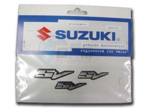 Product image: Suzuki - 990D0-SET03-PAD - DECAL ASSY SV LOGO 