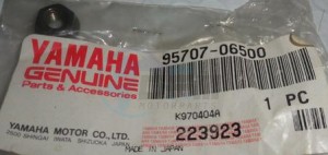 Product image: Yamaha - 957070650000 - NUT, FLANGE  