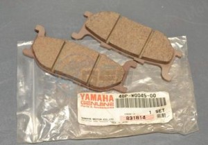 Product image: Yamaha - 4BPW00450000 - BRAKE PAD KIT 